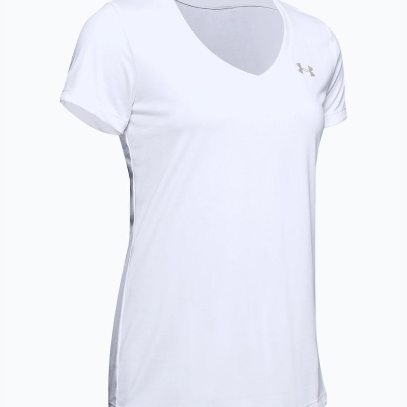 Футболка для тренувань жіноча Under Armour Tech SSV - Solid біло-срібляста 1255839 4
