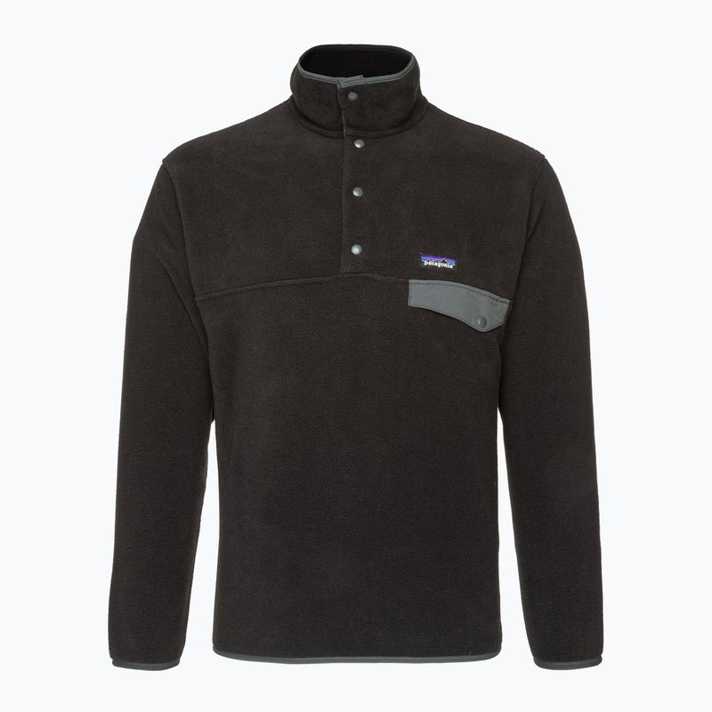 Кофта флісова чоловіча Patagonia Synch Snap-T P/O black w/forge grey 3