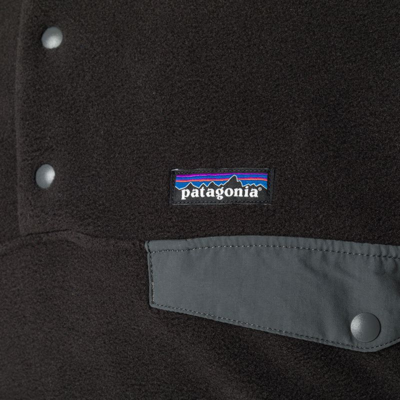 Кофта флісова чоловіча Patagonia Synch Snap-T P/O black w/forge grey 5