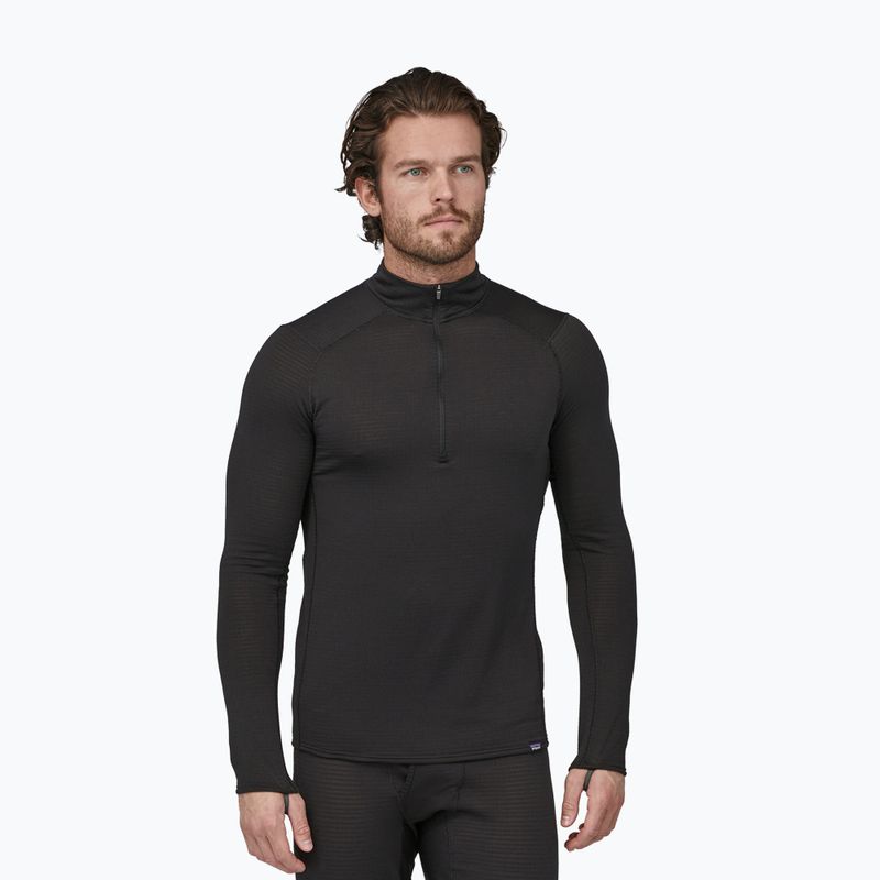 Кофта чоловіча Patagonia Cap Termal Weight Zip Neck black