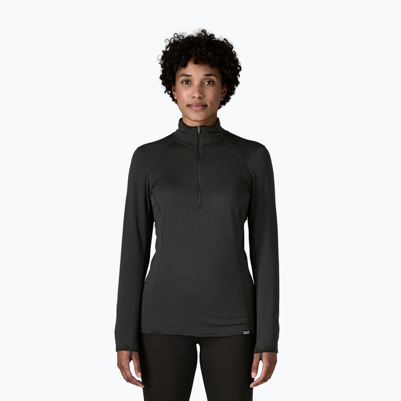 Кофта жіноча Patagonia Cap Termal Weight Zip Neck black