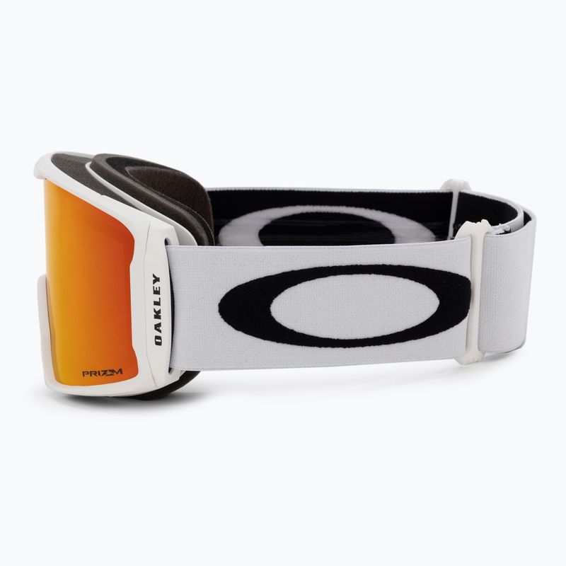 Маска лижна Oakley Line Miner matte white/prizm snow torch iridium OO7070-13 4