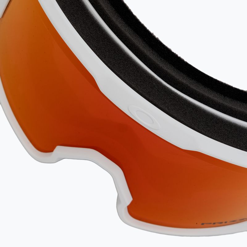 Маска лижна Oakley Line Miner matte white/prizm snow torch iridium OO7093-09 5