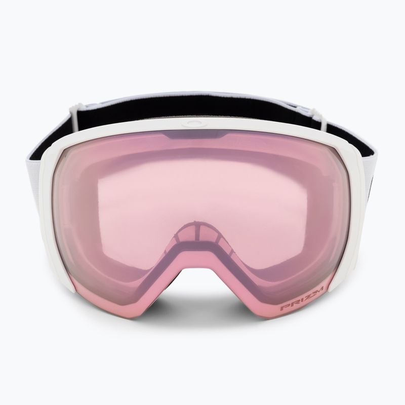 Маска лижна Oakley Flight Path matte white/prizm snow hi pink iridium OO7110-09 2