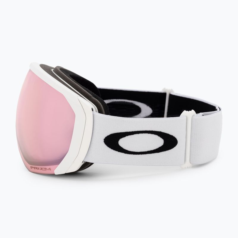 Маска лижна Oakley Flight Path matte white/prizm snow hi pink iridium OO7110-09 4