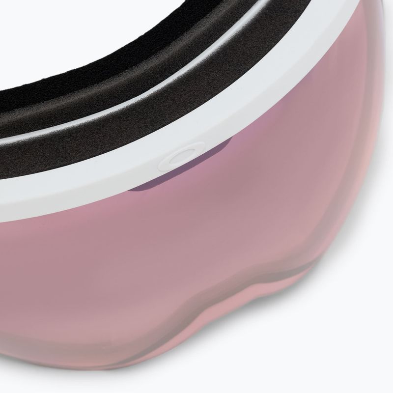 Маска лижна Oakley Flight Path matte white/prizm snow hi pink iridium OO7110-09 5