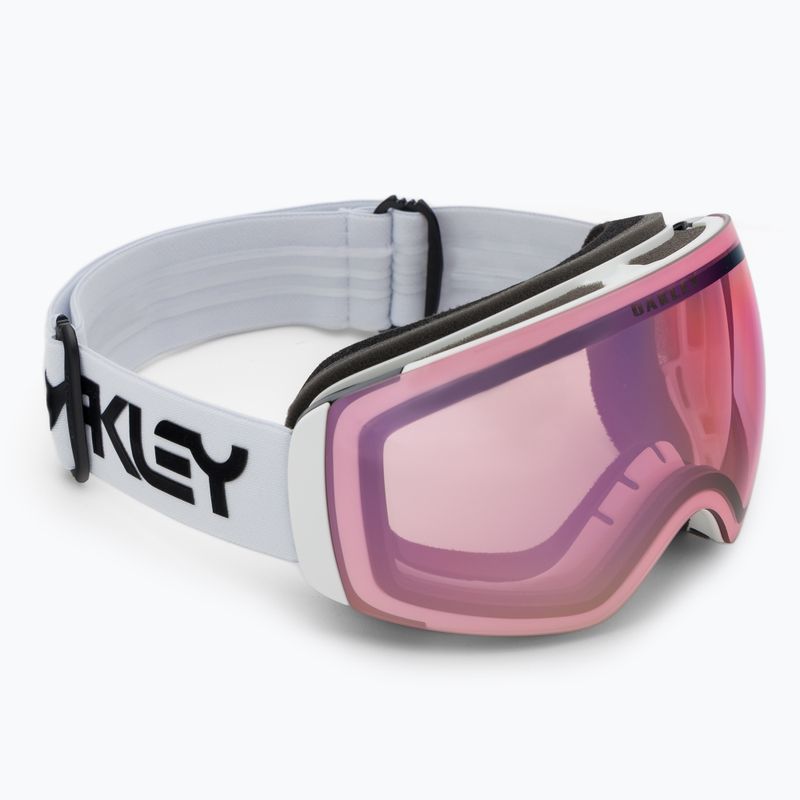 Маска лижна Oakley Flight Deck factory pilot white/prizm snow pink iridium OO7064-93