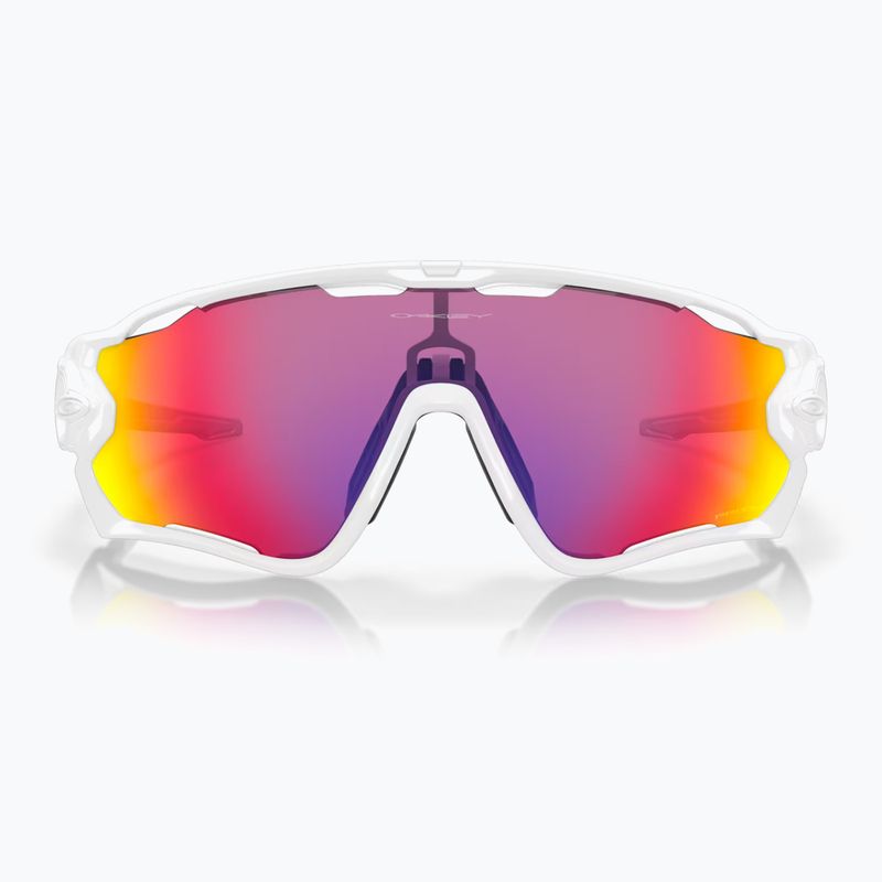 Сонцезахисні окуляри Oakley Jawbreaker поліровані білі/призмові дорожні 2