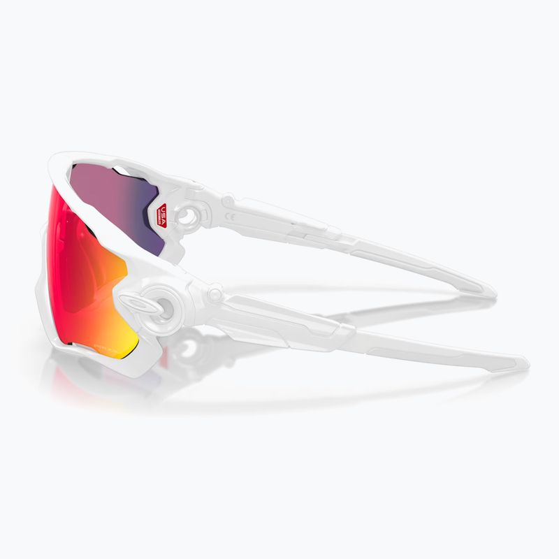 Сонцезахисні окуляри Oakley Jawbreaker поліровані білі/призмові дорожні 3