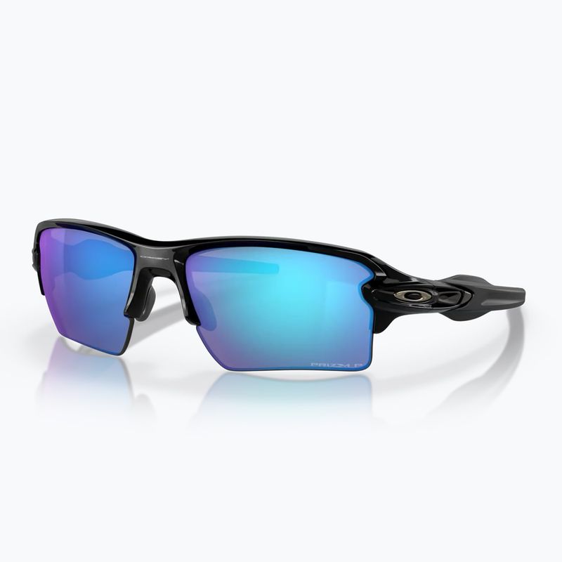 Окуляри сонцезахисні Oakley Flak 2.0 XL polished black/prizm sapphr irid polar