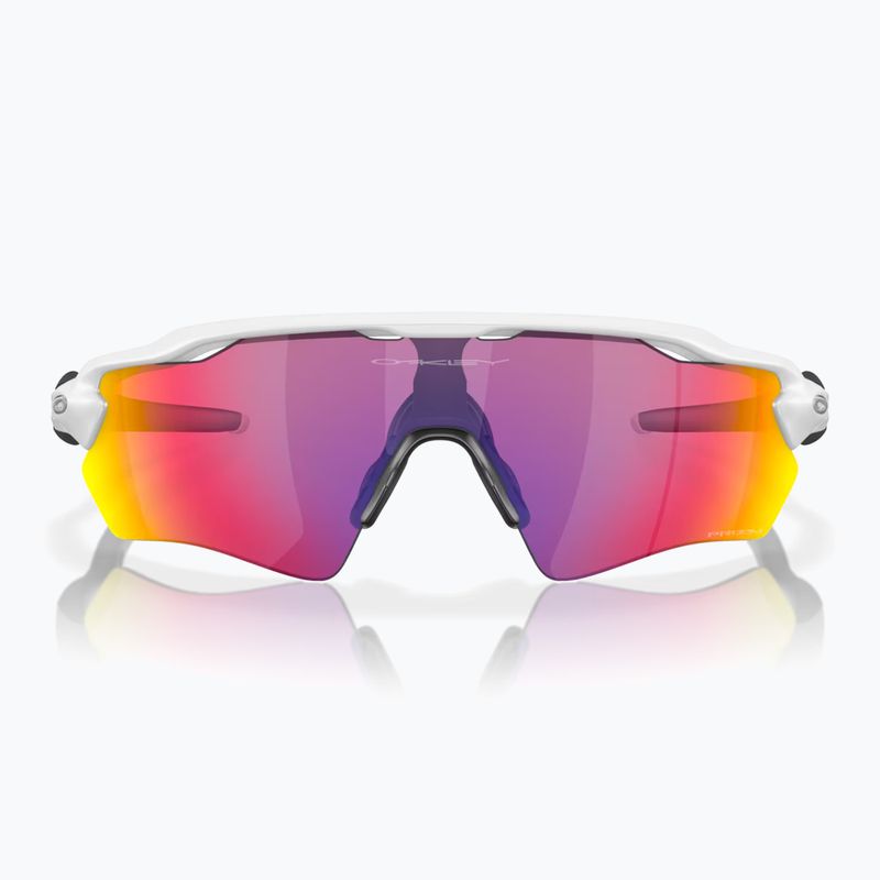 Дитячі сонцезахисні окуляри Oakley Radar EV XS Path матові білі/призма дорожні 2