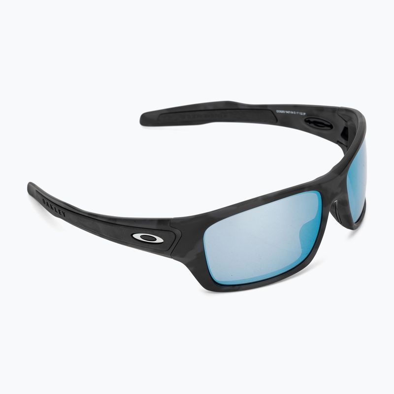 Окуляри сонцезахисні Oakley Turbine matte black camo/prizm deep water polarized