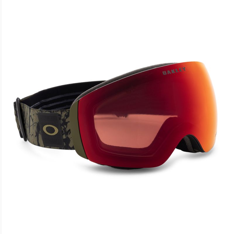 Маска лижна Oakley Flight Deck dark brush crystal/prizm snow torch iridium OO7064-C1