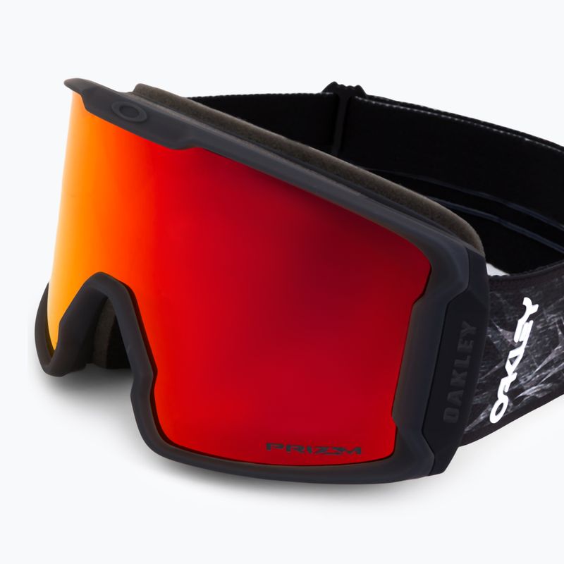 Маска лижна Oakley Line Miner black blaze/prizm snow torch iridium OO7070-B4 5