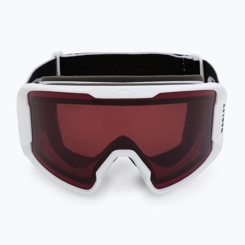 Маска лижна Oakley Line Miner matte white/prizm garnet OO7070-B9 2
