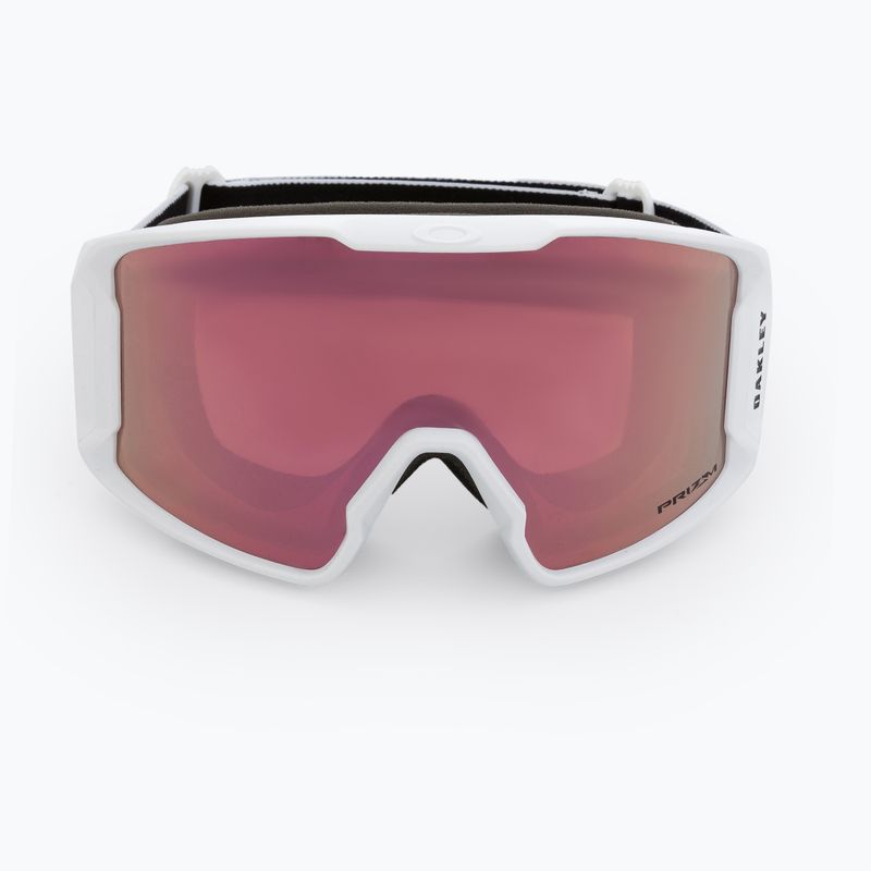 Маска лижна Oakley Line Miner matte white/prizm rose gold iridium OO7093-70 2