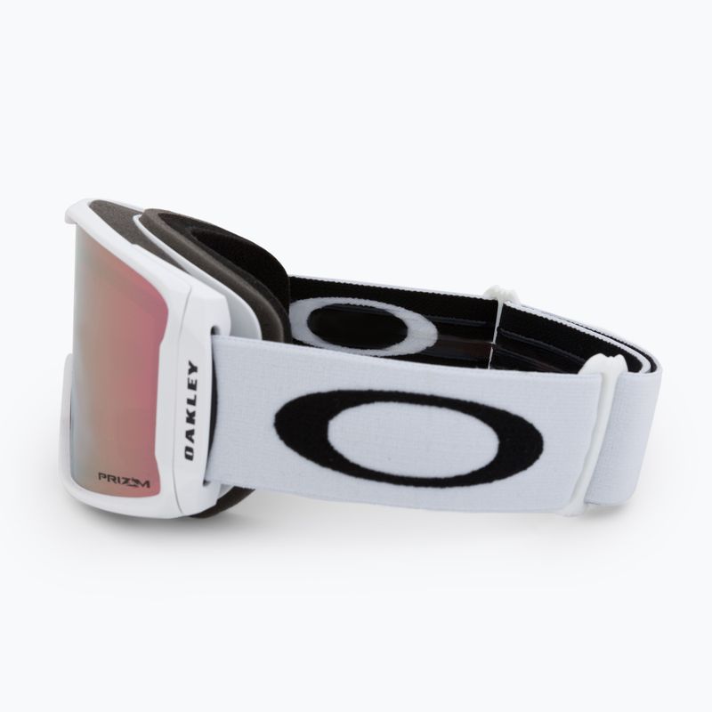 Маска лижна Oakley Line Miner matte white/prizm rose gold iridium OO7093-70 4