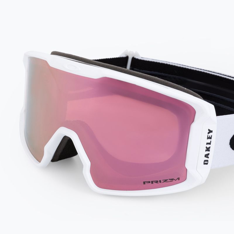 Маска лижна Oakley Line Miner matte white/prizm rose gold iridium OO7093-70 5