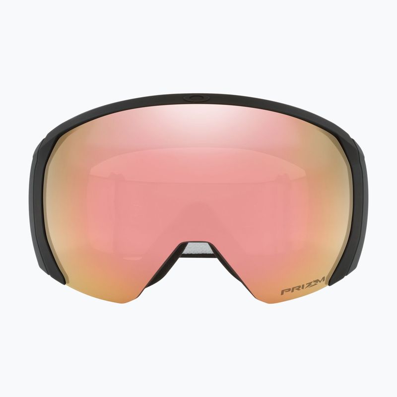 Окуляри гірськолижні Oakley Flight Path л matte black/prizm rose gold iridium 6