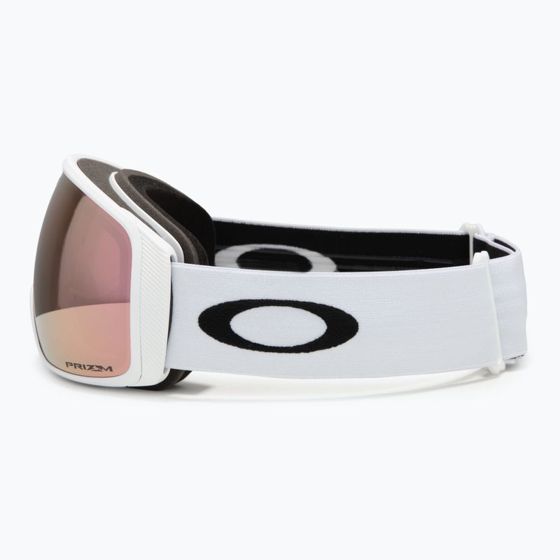 Окуляри гірськолижні Oakley Flight Tracker л matte white/prizm rose gold iridium 4