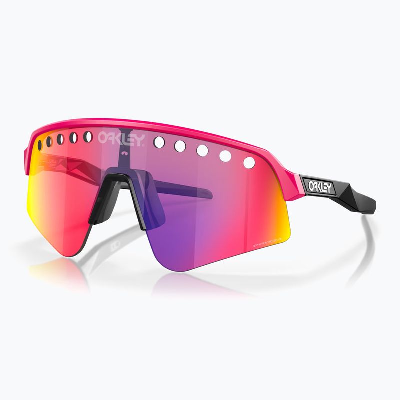 Дорожні сонцезахисні окуляри Oakley Sutro Lite Sweep рожеві/призма