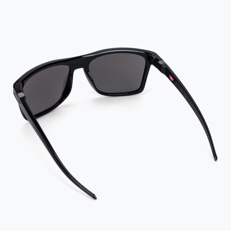 Окуляри сонячні Oakley Leffingwell black ink/prizm grey 0OO9100 2