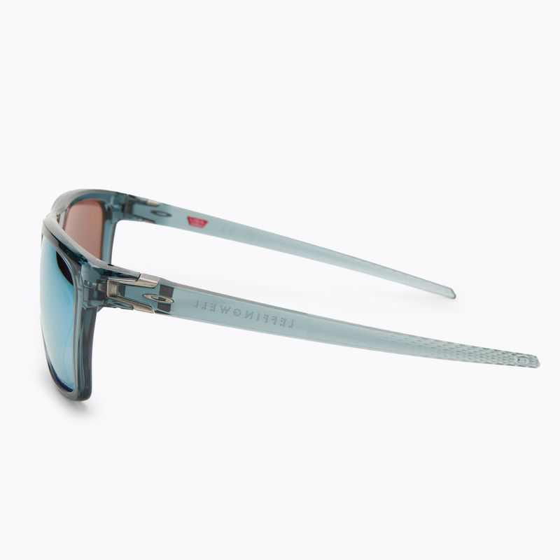 Окуляри сонячні Oakley Leffingwell crystal black/prizm deep water polarized 0OO9100 4