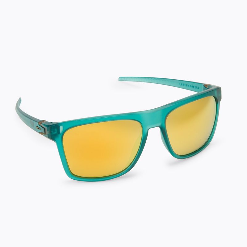 Окуляри сонячні Oakley Leffingwell matte artic surf/prizm 24k polarized 0OO9100