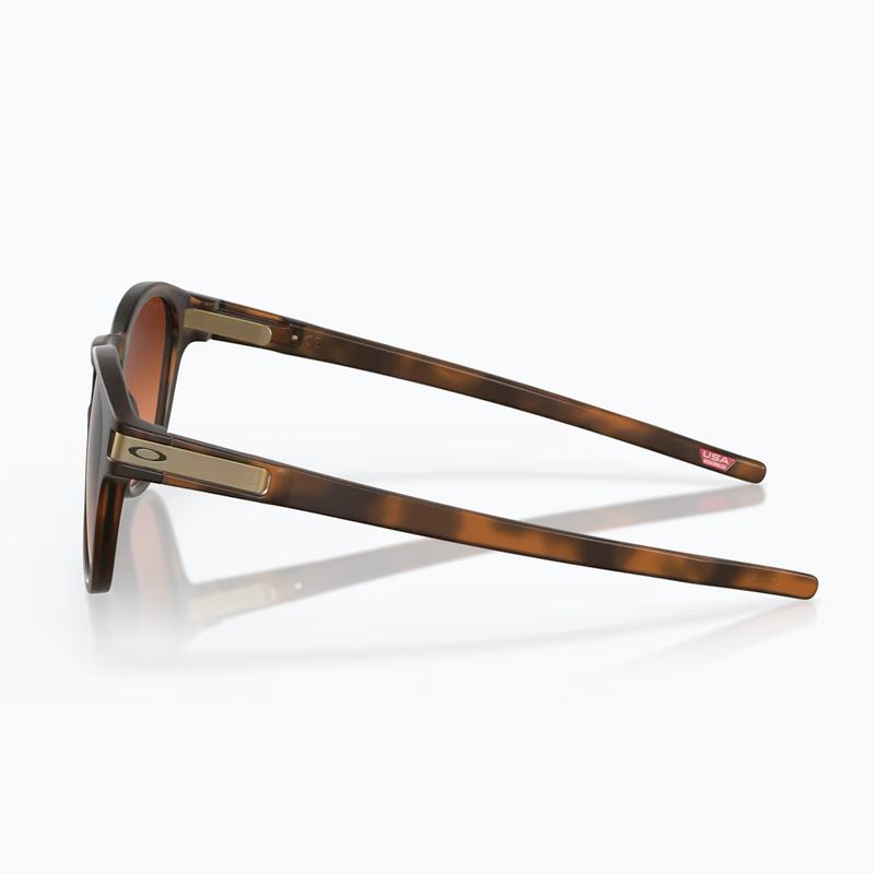 Окуляри сонцезахисні Oakley Latch matte brown tortoise/prizm brown gradient 3