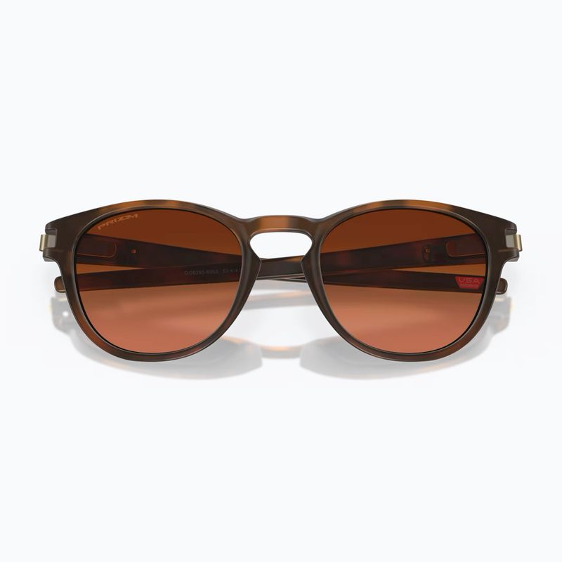 Окуляри сонцезахисні Oakley Latch matte brown tortoise/prizm brown gradient 5