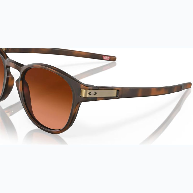 Окуляри сонцезахисні Oakley Latch matte brown tortoise/prizm brown gradient 6