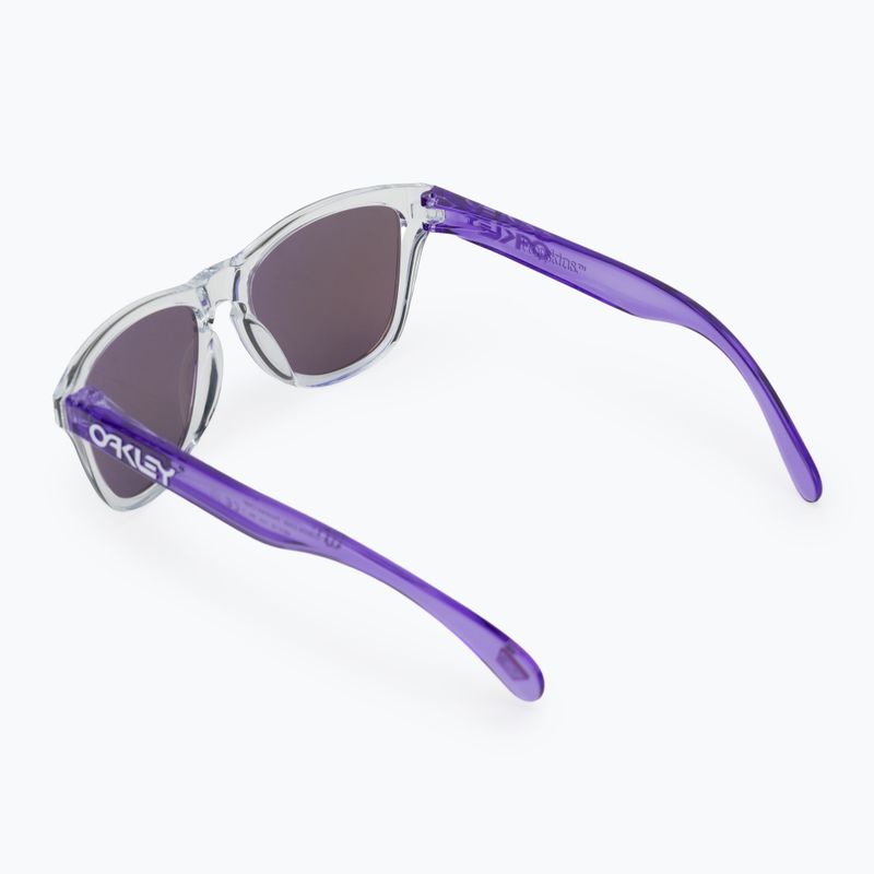 Окуляри сонцезахисні дитячі Oakley Frogskins XXS clear/prizm violet 2
