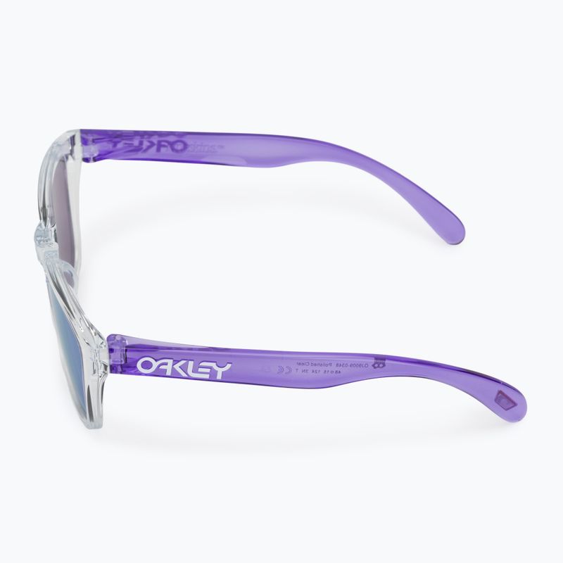 Окуляри сонцезахисні дитячі Oakley Frogskins XXS clear/prizm violet 4