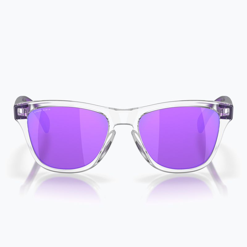 Окуляри сонцезахисні дитячі Oakley Frogskins XXS clear/prizm violet 2