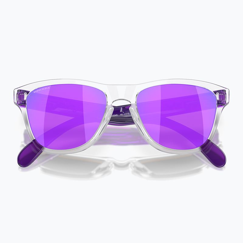 Окуляри сонцезахисні дитячі Oakley Frogskins XXS clear/prizm violet 5