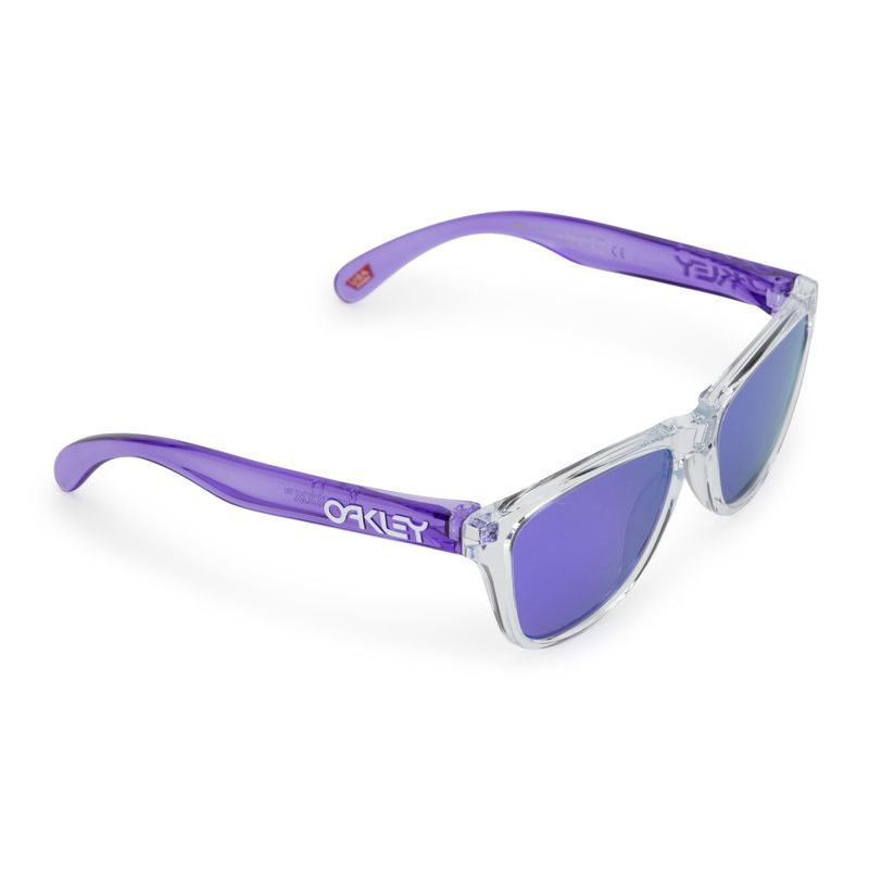 Окуляри сонцезахисні дитячі Oakley Frogskins XXS clear/prizm violet 11