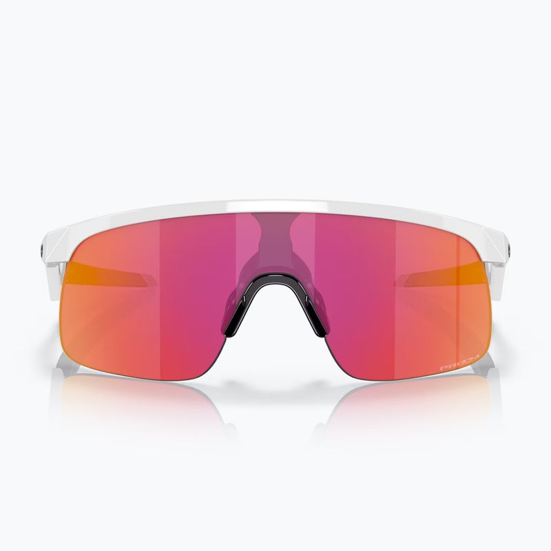 Окуляри сонцезахисні дитячі Oakley Resistor PC polished white/prizm field 2