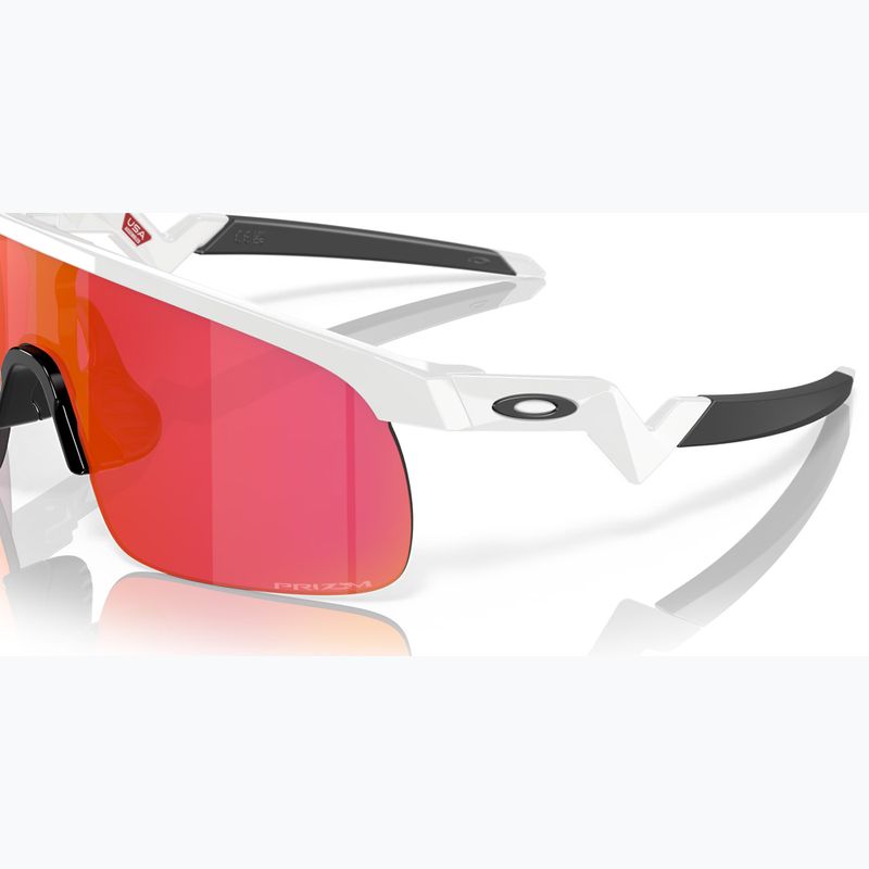 Окуляри сонцезахисні дитячі Oakley Resistor PC polished white/prizm field 6