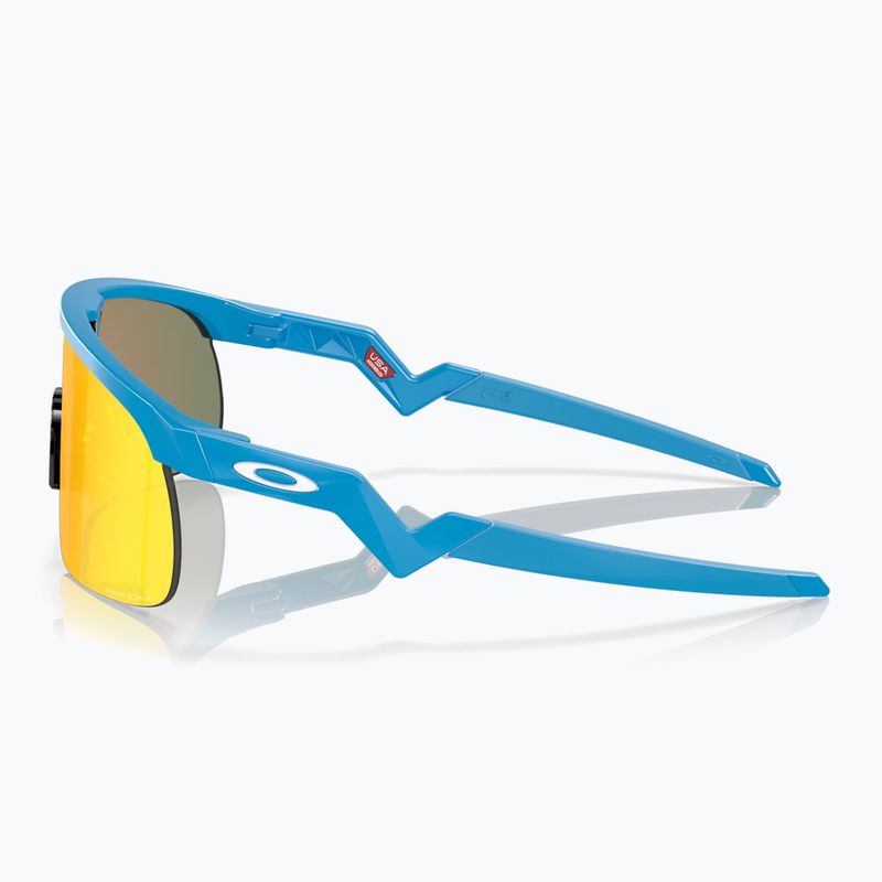 Дитячі сонцезахисні окуляри Oakley Resistor небесно-блакитні/призмово-рубінові 8