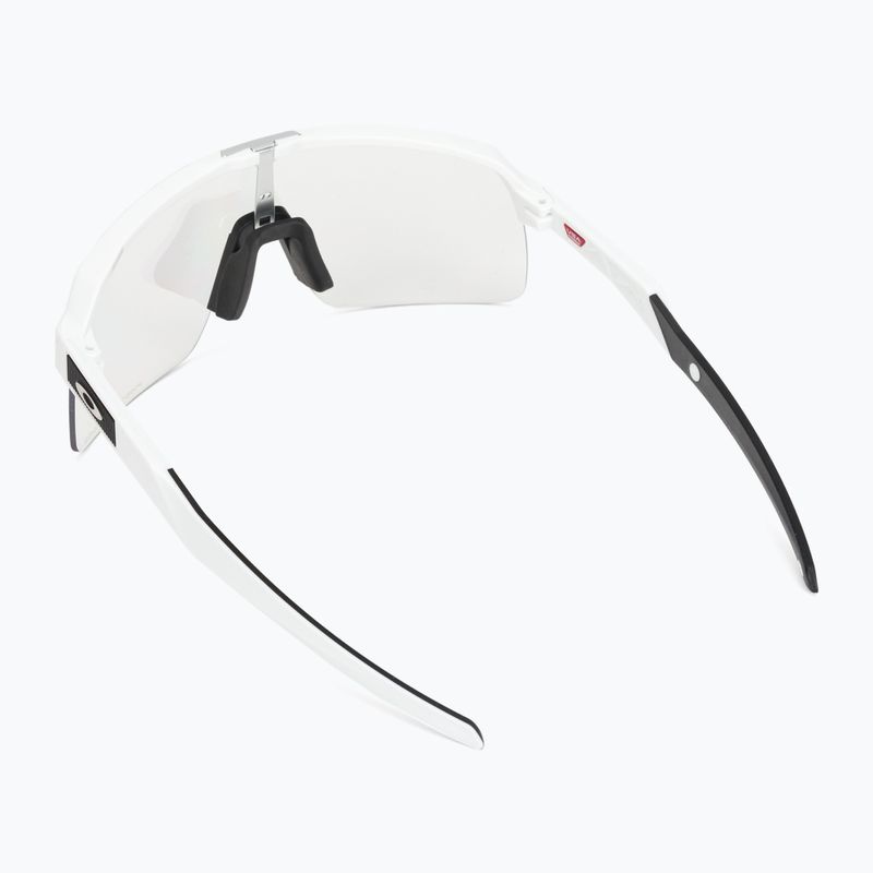 Сонцезахисні окуляри Oakley Sutro Lite матові білі/прозорі до чорних фотохромні 2