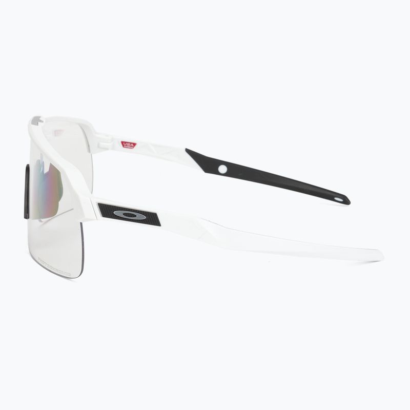 Сонцезахисні окуляри Oakley Sutro Lite матові білі/прозорі до чорних фотохромні 4