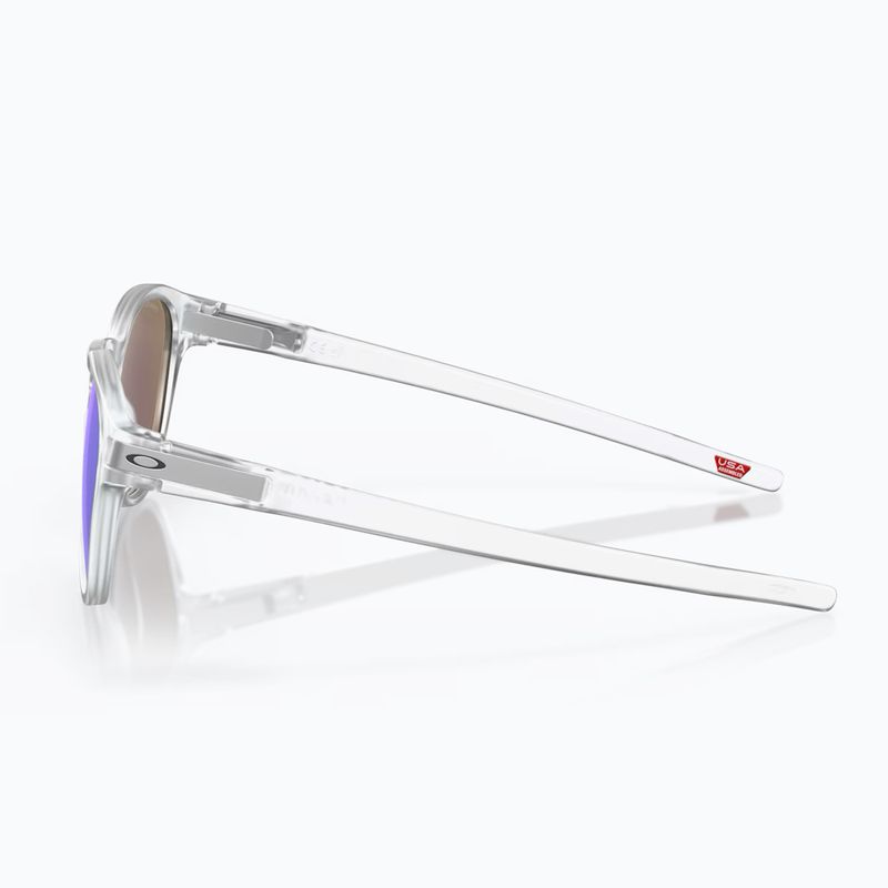 Окуляри сонцезахисні Oakley Latch matte clear/prizm sapphire polarized 3
