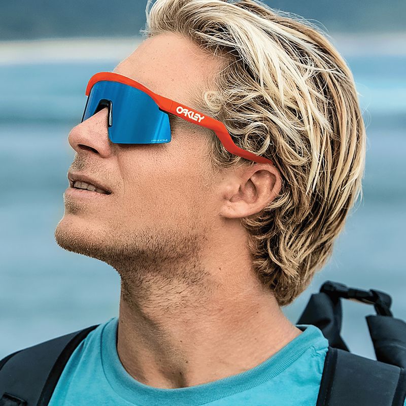 Сонцезахисні окуляри Oakley Hydra neon orange/prizm sapphire 12