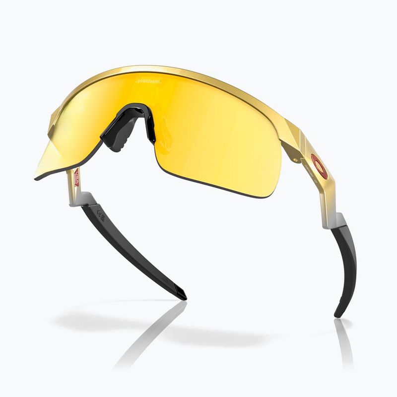 Дитячі сонцезахисні окуляри Oakley Resistor золото/призма 24k 4