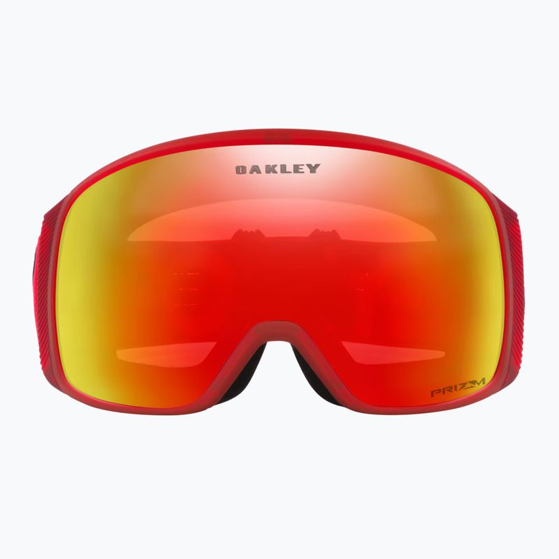 Окуляри гірськолижні Oakley Flight Tracker л matte b1b redline/prizm torch iridium 2