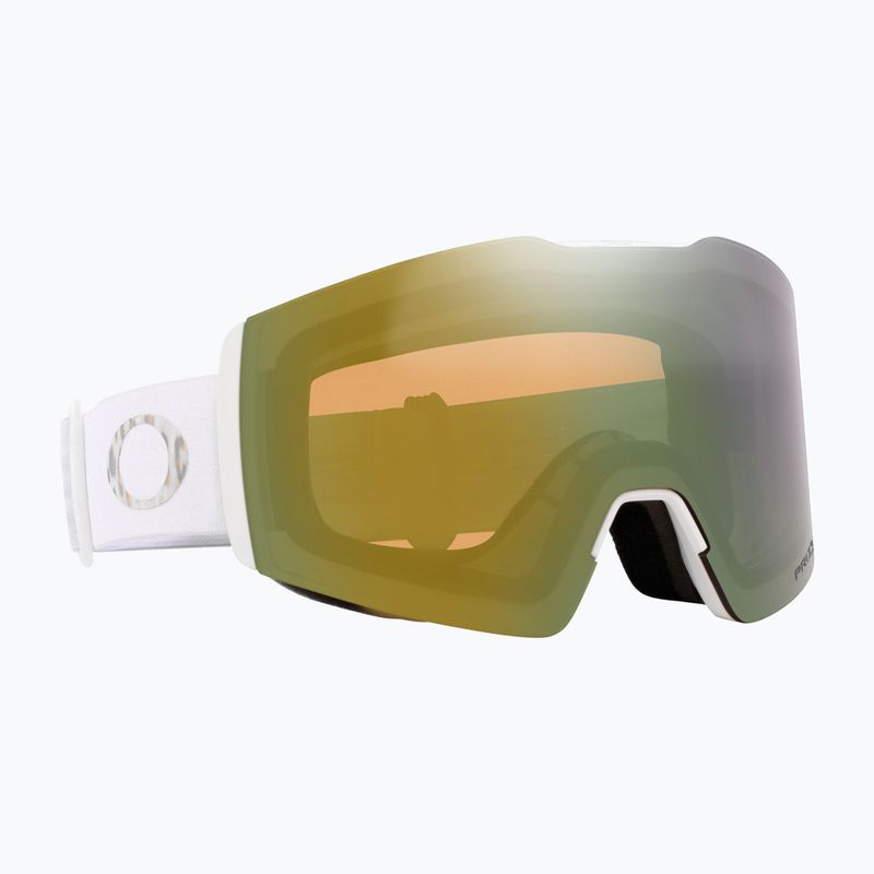 Маска лижна Oakley Fall Line white leopard/prizm sage gold iridium