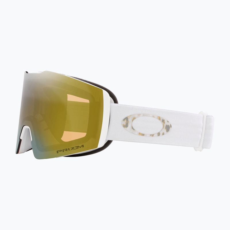 Маска лижна Oakley Fall Line white leopard/prizm sage gold iridium 5