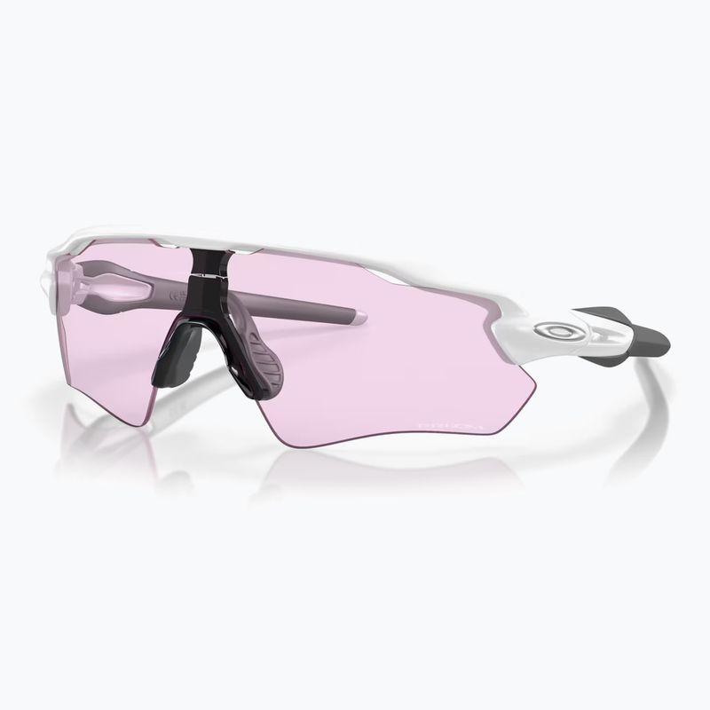 Сонцезахисні окуляри Oakley Radar EV Path матові білі/призма для низького освітлення