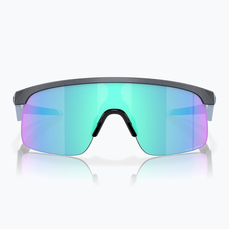 Дитячі сонцезахисні окуляри Oakley Resistor сині сталеві/призмові сапфірові 6