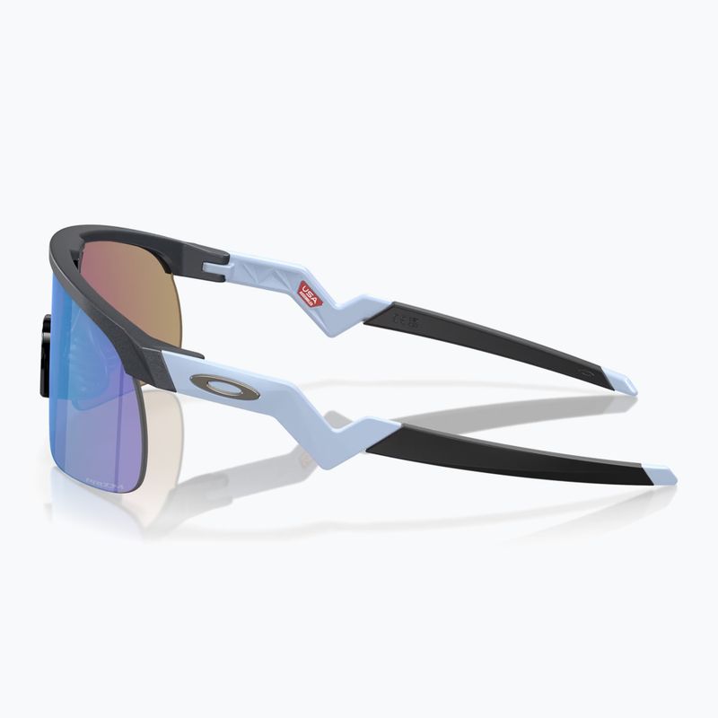 Дитячі сонцезахисні окуляри Oakley Resistor сині сталеві/призмові сапфірові 7